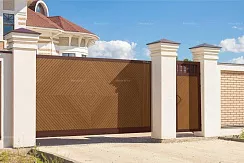 Уличные откатные ворота премиум 2700*2000