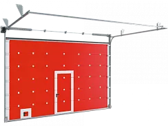 Автоматические противопожарные секционные ворота Doorhan 3400х3400мм
